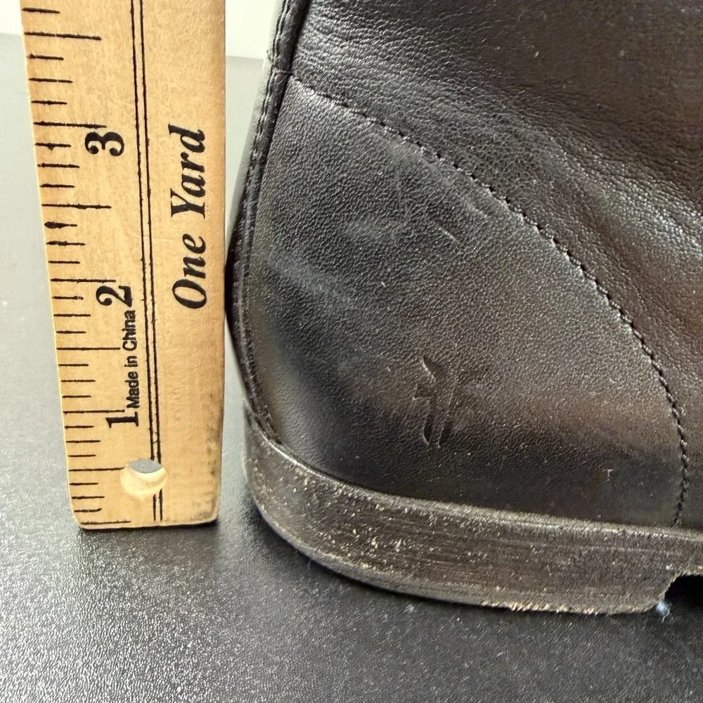 Frye Phillip Chukka Boot Men's 9.5B Black Leather Classic Lace-Up Career Dress